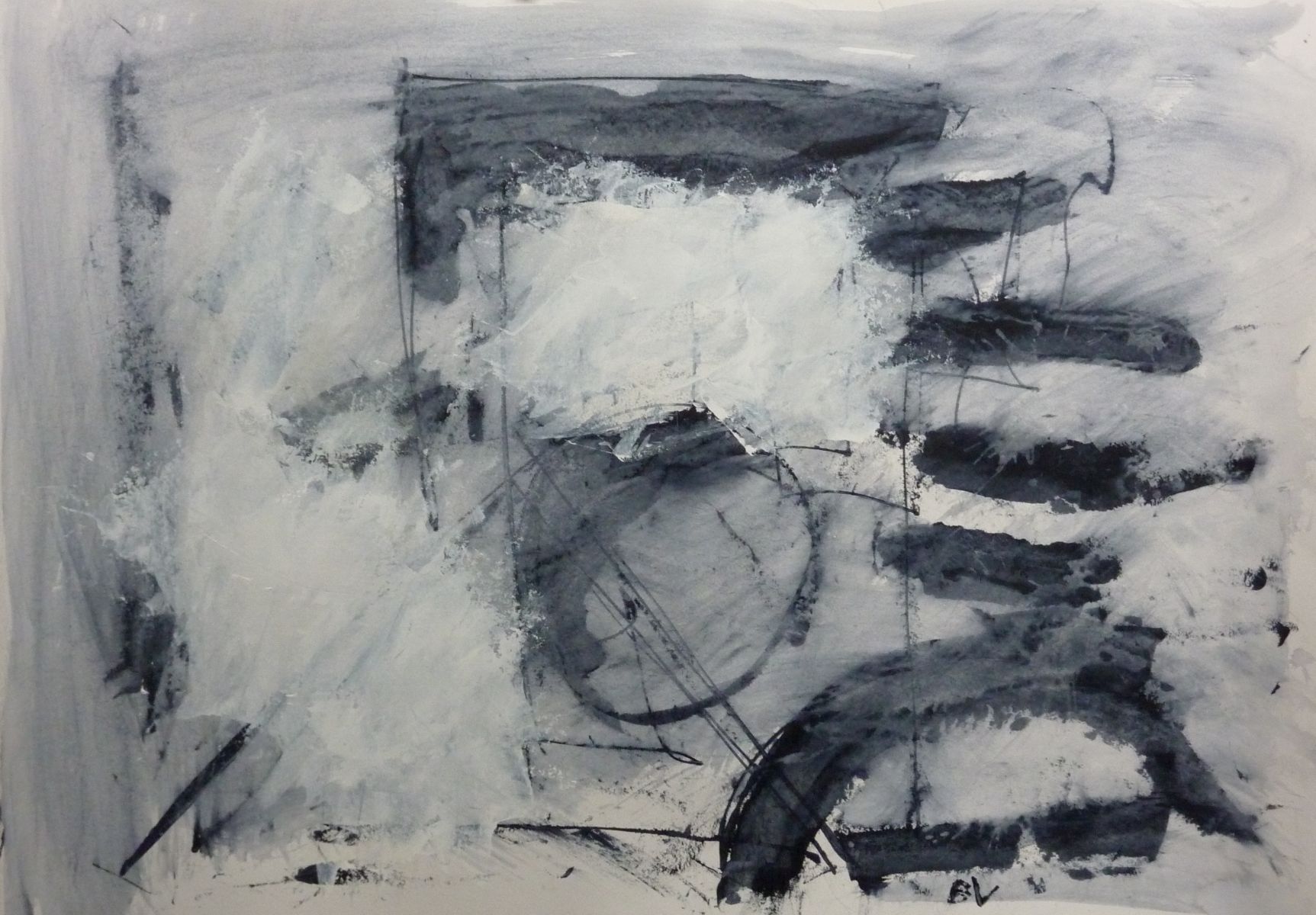 Lyrisch abstract – acryl op papier – 2010-2012